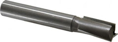 Made in USA - 7/8" Diam, 3/4" Shank, Diam, 3 Flutes, Straight Shank, Interchangeable Pilot Counterbore - Americas Industrial Supply