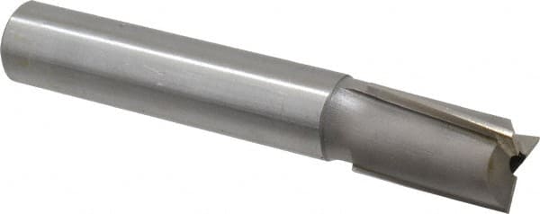 Made in USA - 1-1/8" Diam, 1" Shank, Diam, 3 Flutes, Straight Shank, Interchangeable Pilot Counterbore - Americas Industrial Supply