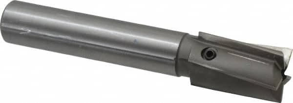 Made in USA - 1-1/4" Diam, 1" Shank, Diam, 5 Flutes, Straight Shank, Interchangeable Pilot Counterbore - Americas Industrial Supply