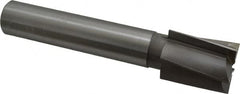 Made in USA - 1-3/4" Diam, 1-1/4" Shank, Diam, 5 Flutes, Straight Shank, Interchangeable Pilot Counterbore - Americas Industrial Supply