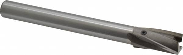 Value Collection - 5/8" Diam, 1/2" Shank, Diam, 3 Flutes, Straight Shank, Interchangeable Pilot Counterbore - Americas Industrial Supply