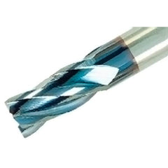 Iscar - 5/8", 4 Flute, Single End, Solid Carbide, Corner Chamfer End Mill - 3-1/2" OAL, 30° Helix, Right Hand Flute, 1-1/4" LOC, Right Hand Cut - Americas Industrial Supply