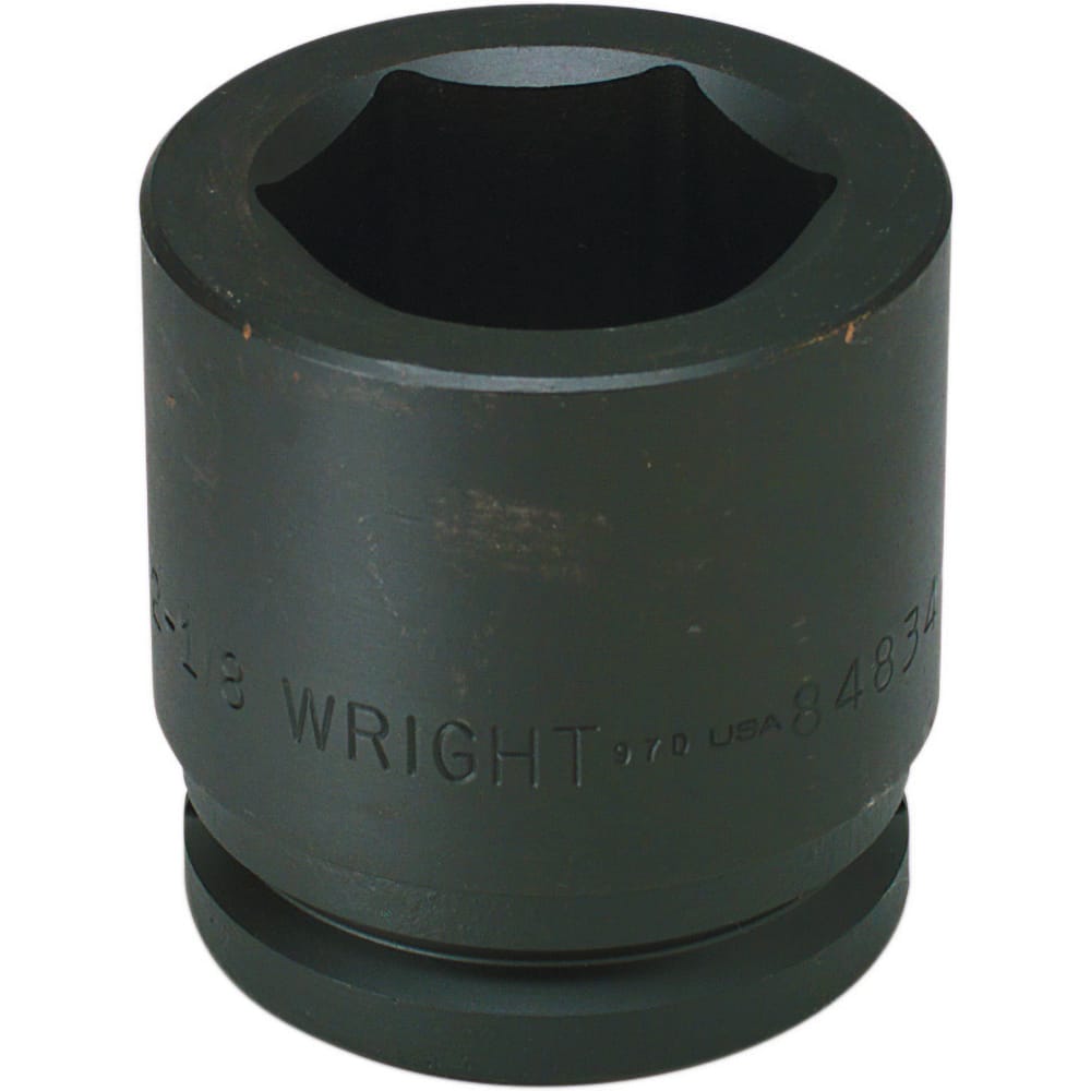 Wright Tool & Forge - Impact Sockets; Drive Size: 1-1/2 ; Size (Inch): 2-1/6 ; Type: Standard ; Style: Impact Socket ; Style: Impact Socket ; Style: Impact Socket - Exact Industrial Supply