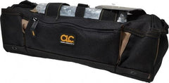 CLC - 23 Pocket Black Polyester Tool Bag - 16" Wide x 8" Deep x 11" High - Americas Industrial Supply