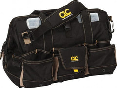 CLC - 37 Pocket Black Polyester Tool Bag - 18" Wide x 11" Deep x 11" High - Americas Industrial Supply