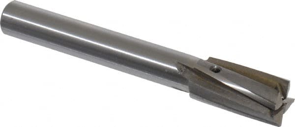 Value Collection - 5/8" Diam, 1/2" Shank, Diam, 4 Flutes, Straight Shank, Interchangeable Pilot Counterbore - Americas Industrial Supply