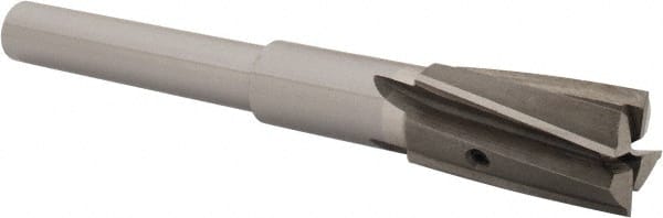 Value Collection - 13/16" Diam, 1/2" Shank, Diam, 4 Flutes, Straight Shank, Interchangeable Pilot Counterbore - Americas Industrial Supply