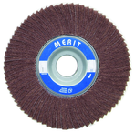 6 x 1 x 1" - 120 Grit - Aluminum Oxide - Non-Woven Flap Wheel - Americas Industrial Supply