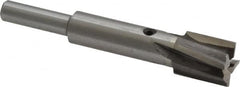 Value Collection - 1/2" Diam, 1/4" Shank, Diam, 4 Flutes, Straight Shank, Interchangeable Pilot Counterbore - Americas Industrial Supply