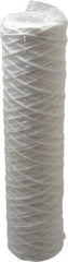 Parker - 2-1/2" OD, 1µ, Polyester String-Wound Cartridge Filter - 10" Long - Americas Industrial Supply