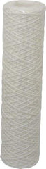 Parker - 2-1/2" OD, 5µ, Polyester String-Wound Cartridge Filter - 10" Long - Americas Industrial Supply