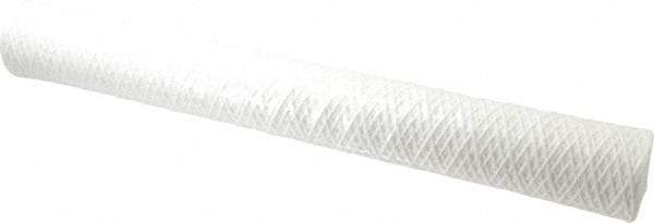 Parker - 2-1/2" OD, 5µ, Polyester String-Wound Cartridge Filter - 20" Long - Americas Industrial Supply