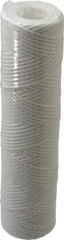 Parker - 2-1/2" OD, 10µ, Polyester String-Wound Cartridge Filter - 10" Long - Americas Industrial Supply