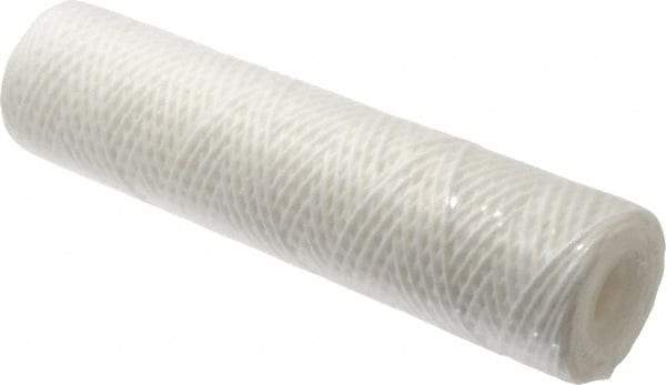 Parker - 2-1/2" OD, 25µ, Polyester String-Wound Cartridge Filter - 10" Long - Americas Industrial Supply