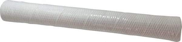 Parker - 2-1/2" OD, 25µ, Polyester String-Wound Cartridge Filter - 20" Long - Americas Industrial Supply