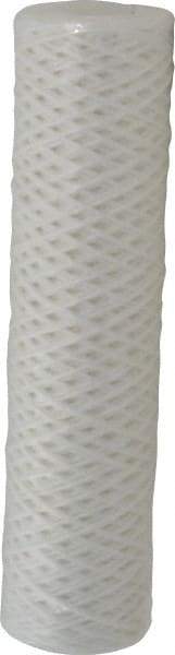 Parker - 2-1/2" OD, 50µ, Polyester String-Wound Cartridge Filter - 10" Long - Americas Industrial Supply