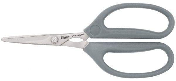 Clauss - 1-3/4" Length of Cut, Straight Pattern Multi-Purpose Snip - 6" OAL, ABS Handle - Americas Industrial Supply