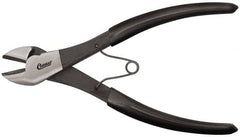 Clauss - 7" OAL, Wire Cutter - 7/8" Jaw Length x 1-1/8" Jaw Width, Standard Head, Vinyl Coated Handle - Americas Industrial Supply