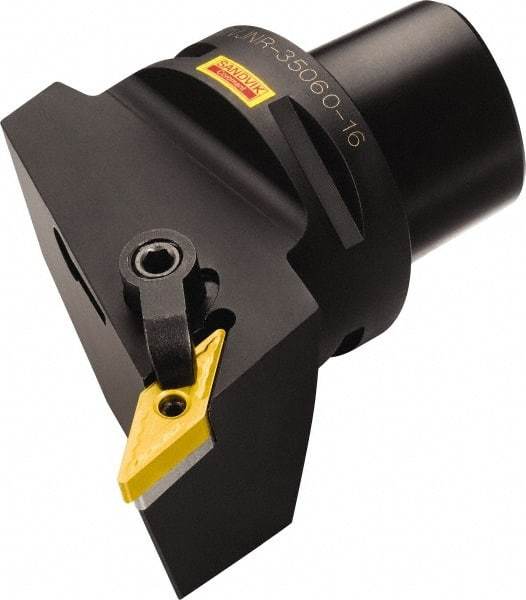 Sandvik Coromant - Left Hand Cut, Size C5, VNMG 332 Insert Compatiblity, Modular Turning & Profiling Cutting Unit Head - 35mm Ctr to Cutting Edge, 60mm Head Length, Through Coolant, Series T-Max P - Americas Industrial Supply