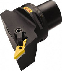 Sandvik Coromant - Left Hand Cut, Size C4, VNMG 332 Insert Compatiblity, Modular Turning & Profiling Cutting Unit Head - 27mm Ctr to Cutting Edge, 50mm Head Length, Through Coolant, Series T-Max P - Americas Industrial Supply