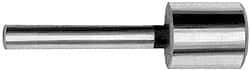 Made in USA - 1-1/8" Head Diam, 3/8" Shank Diam, Counterbore Pilot - Bright Finish, Carbon Steel - Americas Industrial Supply