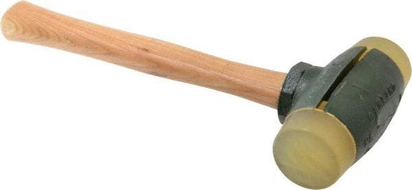 Garland - 4 Lb Head 2" Face Urethane Split Head Hammer - Wood Handle - Americas Industrial Supply