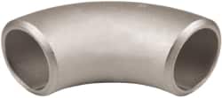 Merit Brass - 3/4" Grade 304L Stainless Steel Pipe 90° Long Radius Elbow - Butt Weld x Butt Weld End Connections - Americas Industrial Supply
