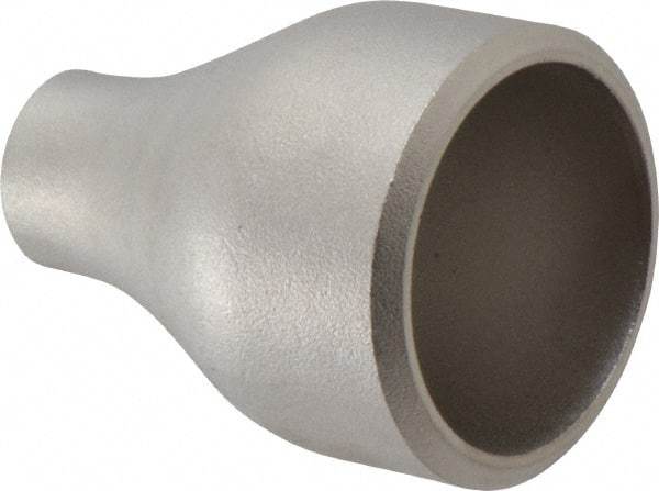 Merit Brass - 1-1/2 x 1/2" Grade 304L Stainless Steel Pipe Concentric Reducer - Butt Weld x Butt Weld End Connections - Americas Industrial Supply