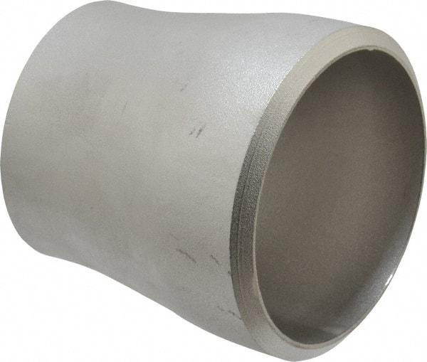 Merit Brass - 3 x 2-1/2" Grade 304L Stainless Steel Pipe Concentric Reducer - Butt Weld x Butt Weld End Connections - Americas Industrial Supply