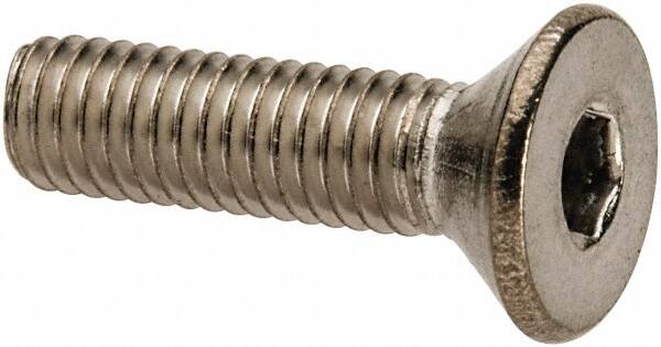 Value Collection - #10-32 UNF Hex Socket Drive, 82° Flat Screw - Grade 316 Stainless Steel, 3/4" OAL - Americas Industrial Supply