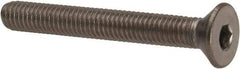 Value Collection - #10-32 UNF Hex Socket Drive, 82° Flat Screw - Grade 316 Stainless Steel, 1-1/2" OAL - Americas Industrial Supply