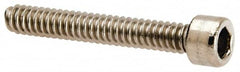 Value Collection - #4-40 UNC Hex Socket Drive, Socket Cap Screw - Grade 316 Stainless Steel, 3/4" Length Under Head - Americas Industrial Supply