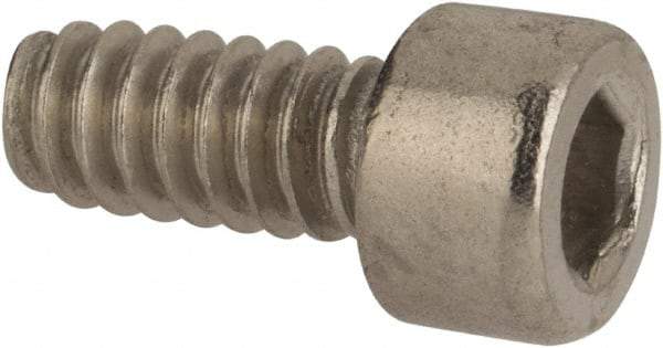 Value Collection - #6-32 UNC Hex Socket Drive, Socket Cap Screw - Grade 316 Stainless Steel, 5/16" Length Under Head - Americas Industrial Supply