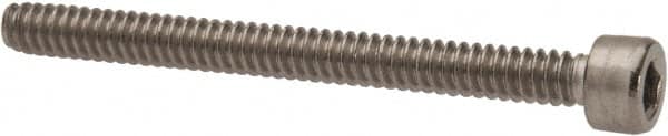 Value Collection - #6-32 UNC Hex Socket Drive, Socket Cap Screw - Grade 316 Stainless Steel, 1-1/2" Length Under Head - Americas Industrial Supply