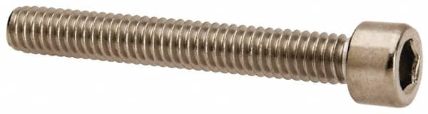 Value Collection - #8-32 UNC Hex Socket Drive, Socket Cap Screw - Grade 316 Stainless Steel, 1-1/4" Length Under Head - Americas Industrial Supply