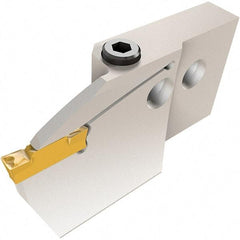 Iscar - 3mm Groove Width, 6mm Max Depth of Cut, Right Hand Cut, HGAE Indexable Grooving Blade - Series Heliface - Americas Industrial Supply