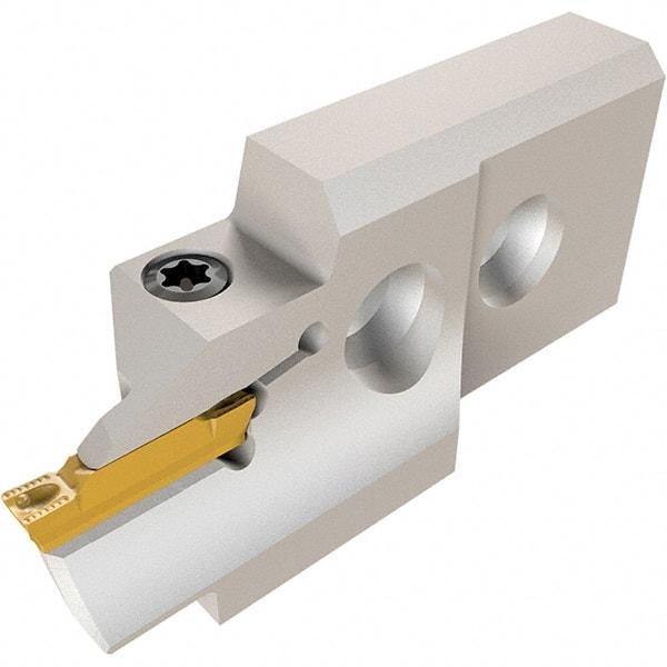 Iscar - 3" Groove Width, 6mm Max Depth of Cut, Left Hand Cut, HGAE Indexable Grooving Blade - HGPL Insert Style, Series Heliface - Americas Industrial Supply