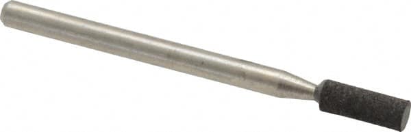 Cratex - 1/8" Max Diam x 3/8" Thick, Shape Code W145, Rubberized Point - Medium Grade, Aluminum Oxide - Americas Industrial Supply