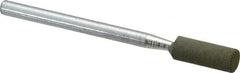 Cratex - 3/16" Max Diam x 1/2" Thick, Shape Code W154, Rubberized Point - Fine Grade, Aluminum Oxide - Americas Industrial Supply