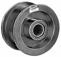 Browning - 1-1/4" Cast Iron Flat Face Idler - Drive Tighteners & Idlers - Americas Industrial Supply
