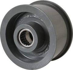 Browning - 2-1/2" Cast Iron Flat Face Idler - Drive Tighteners & Idlers - Americas Industrial Supply