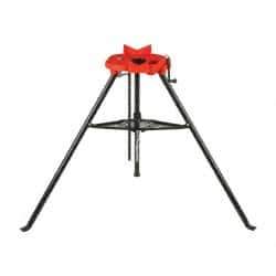 Value Collection - 1/8" to 6" Pipe Capacity, Portable Tristand Chain Vise - Americas Industrial Supply