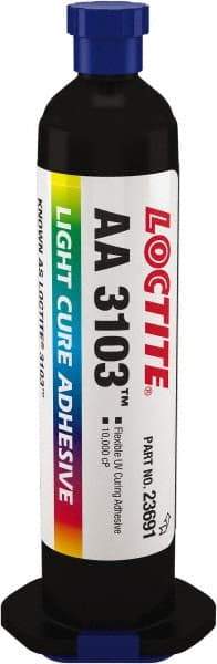 Loctite - 25 mL Syringe Clear Instant Adhesive - Bonds to Glass, Plastic & Metal - Americas Industrial Supply