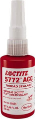 Loctite - 50 mL, Yellow, Low Strength Liquid Thread Sealant - 24 hr Full Cure Time - Americas Industrial Supply