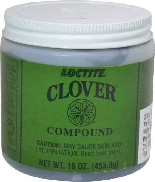 Loctite - 1 Lb Water Soluble Compound - Compound Grade Extra Fine, 280 Grit, Black & Gray, Use on General Purpose - Americas Industrial Supply