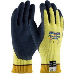 ‎09-K1700/XXL Gloves w/Kevlar Brand - PowerGrab Katana - 10G Kevlar/Steel Shell - Latex MicroFinish Grip - A4 - Exact Industrial Supply