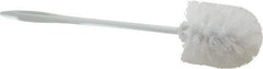 Rubbermaid - 14-1/2" OAL Toilet Bowl Brush - Polypropylene Bristles, 1-1/8" Bristle Length, 14-1/2" Plastic Handle, White - Americas Industrial Supply