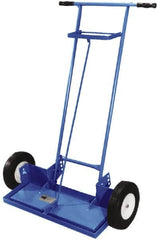 Made in USA - 24" Long Push Magnetic Sweeper with Wheels - 4-1/2" Wide x 1-1/2" High x 48" Long, 10" Wheel Diam, 2-1/2" Clearance - Americas Industrial Supply