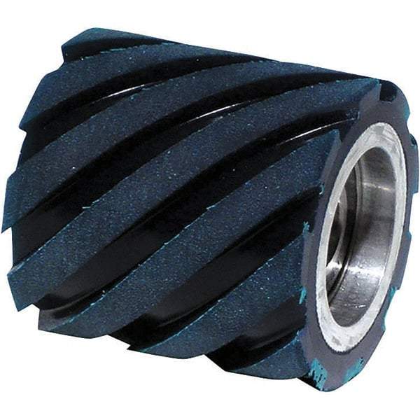 Dynabrade - 2" Diam x 2" Wide Contact Wheel Assembly - 1/2" Arbor Hole, Standard, 70 Duro Urethane Face - Americas Industrial Supply