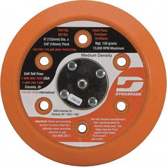Dynabrade - 6" Diam Disc Backing Vacuum Replacement Pad - Medium Density, 13,000 RPM - Americas Industrial Supply